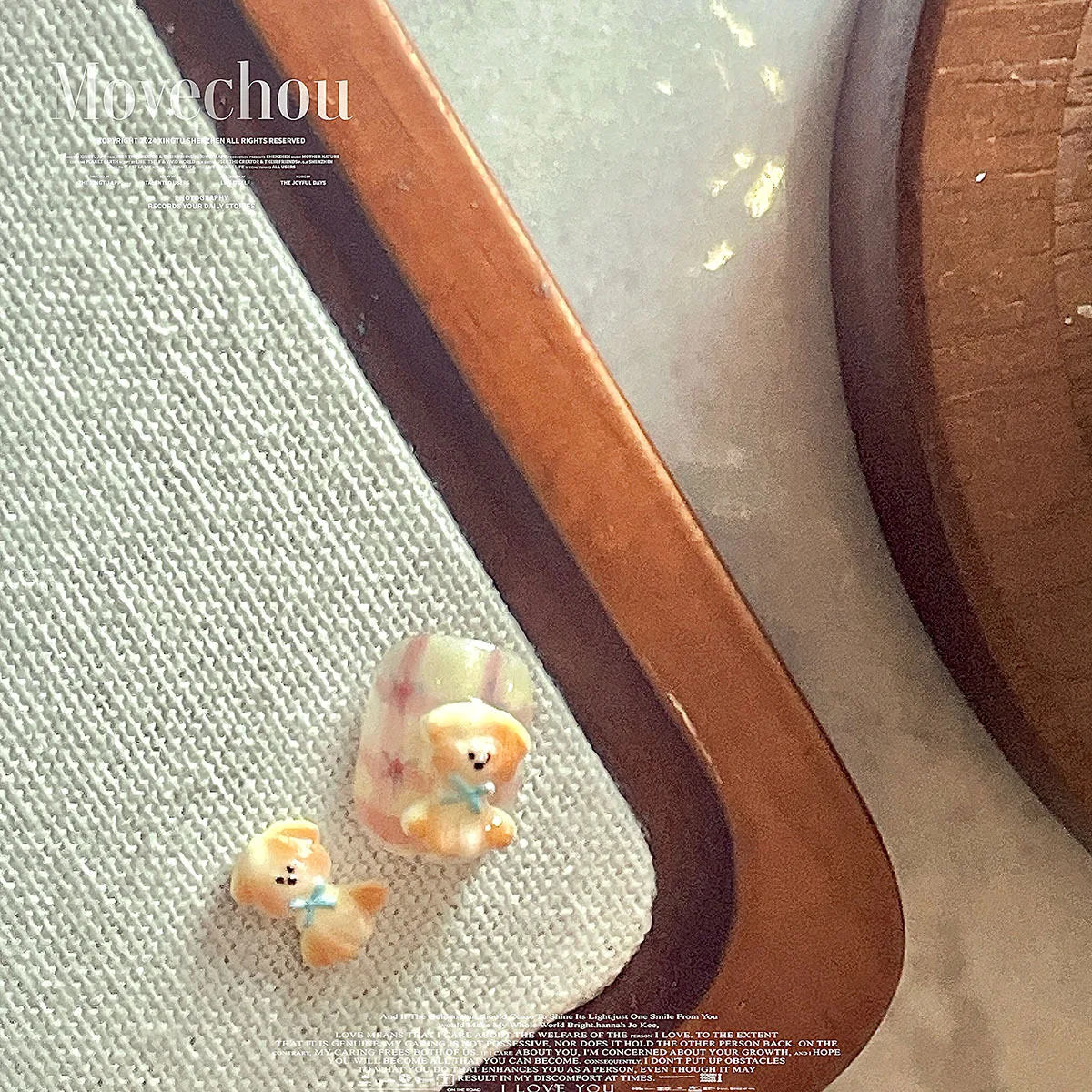 Accessori per nail art in stile coreano Biscotti Crema Cucciolo Torta del tè pomeridiano Materiale per nail art