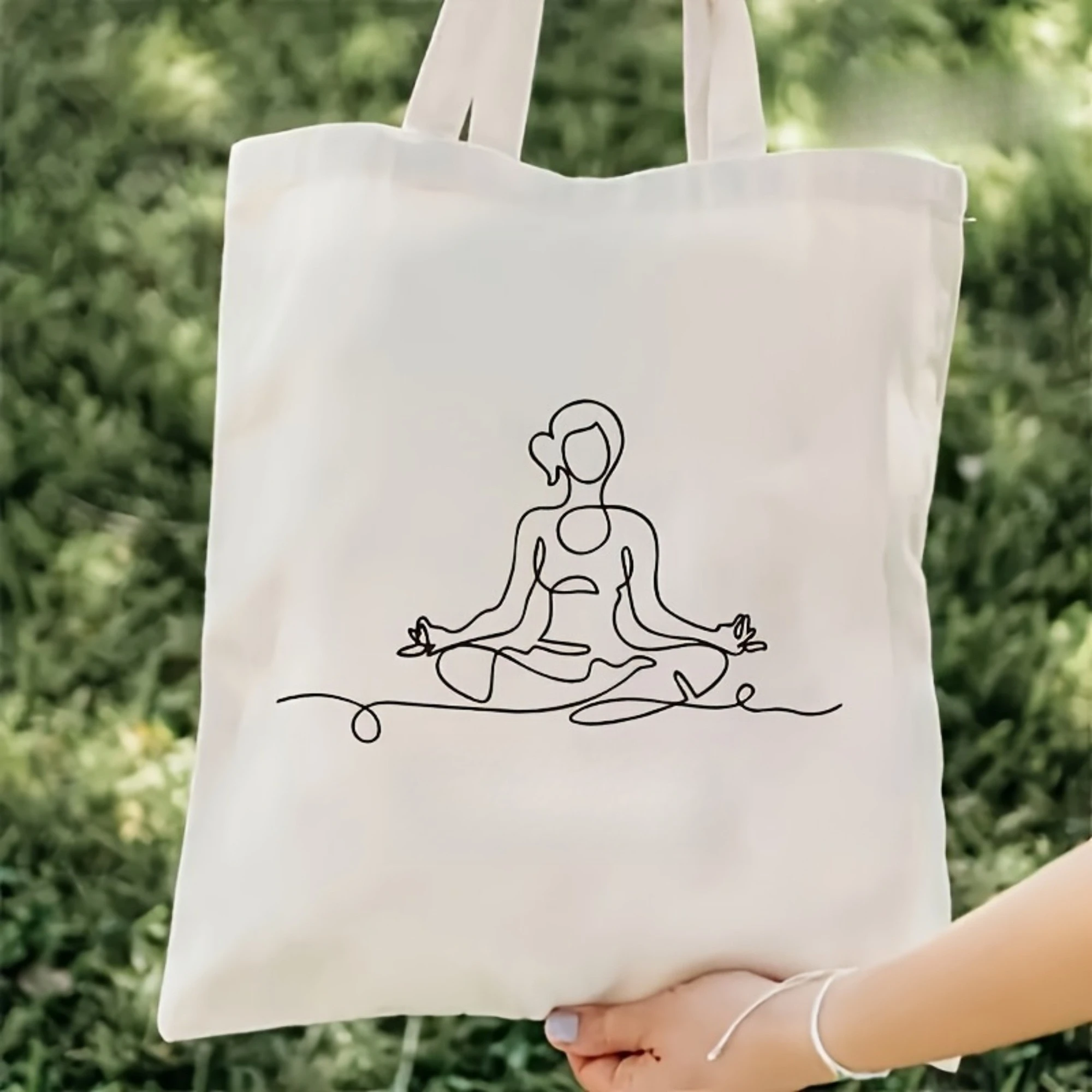 Women'S Yoga Bags - Bolsa de lona com desenho de