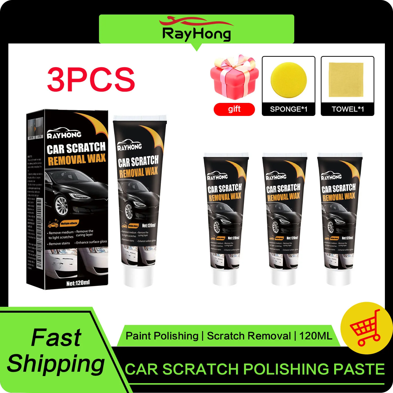 

Car Polishing Paste Autos Body Paint Scratches Care Grinding Polishing Repairing Dirt Tut Cleaner Anti Scratch Car Styling Wax