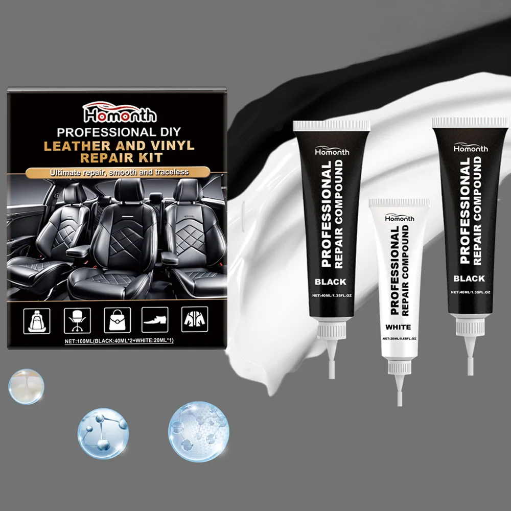 

1 комплект, аксессуары для автоинструментов, ремонт автомобильных сидений, обслуживание, гель-крем, набор, кожаная дополнительная паста для ремонта царапин и трещин
