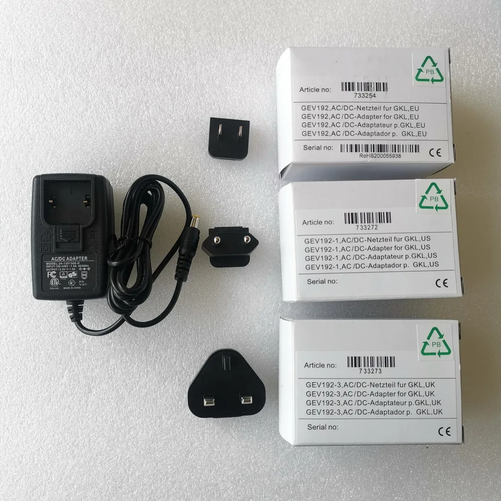 High quality and 100% Brand-new GEV192 GEV192-1 GEV192-3 Power Adapter for GKL112, GKL211, GKL311 Charger