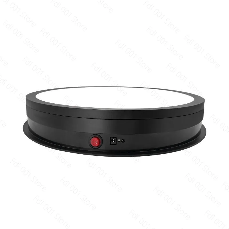 Luminous Multi-Function Display Stand New 42CM Remote Control Tricolor Light Auto Turntable for Live Shooting 1 pcs