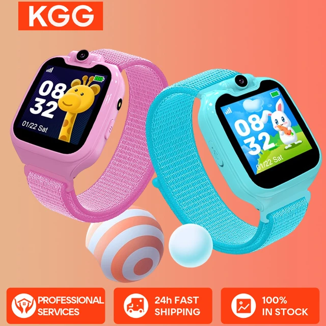 KGG reloj inteligente de musica para ninos dispositivo 2G con tarjeta TF 16 juegos camara Rotable Cuenta de pasos regalo para ninos AliExpress