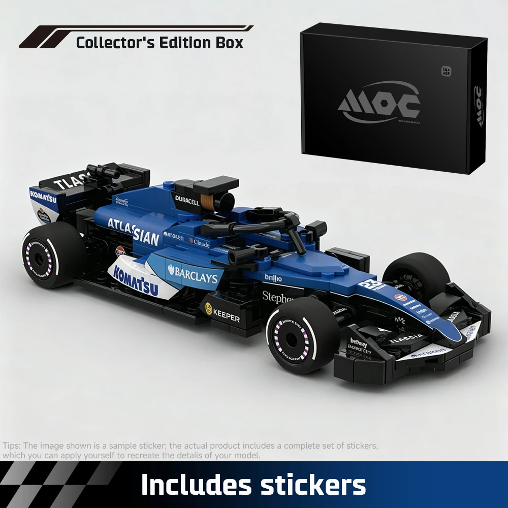 New MOC Speed ​​Racing Series 2026 Championship FW48 Model Building Blocks DIY Modular Car Assembly Toy Adult Collectible Gift