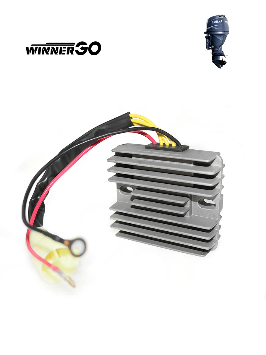 WINNERGO Spannungsregler-Gleichrichter für Yamaha Außenbordmotor 80-100 PS 4-Takt 2000-2005 PN F100 F80 67F-81960-12-00 67F-81960-11-00 – Detail 2