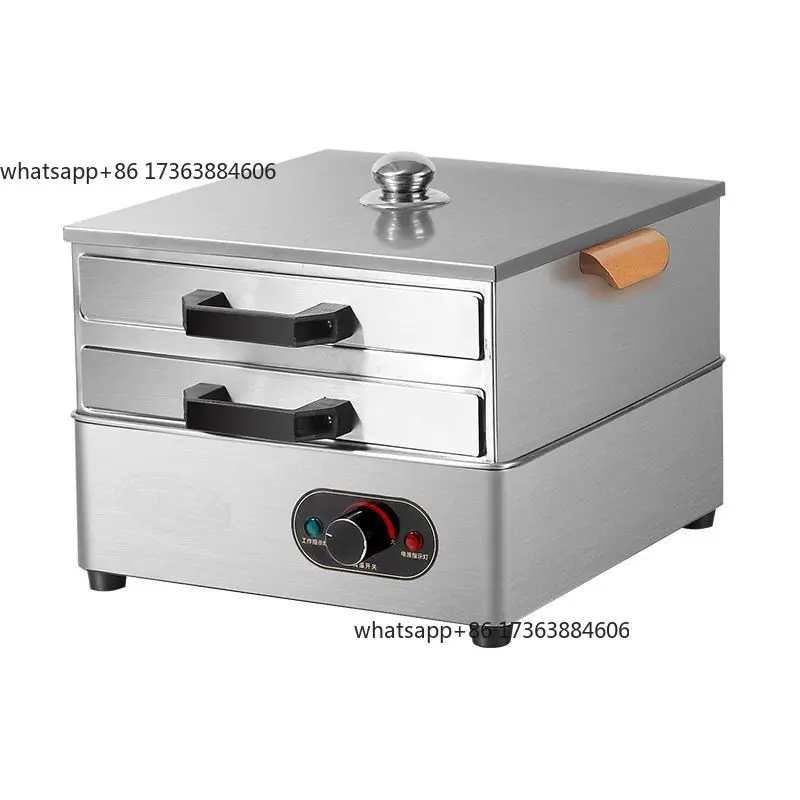 Portable Electric Rice Noodle Roll Machine Steamer Motor Gear New Design Food Grade Stainless Steel 220V Home Restaurant Use