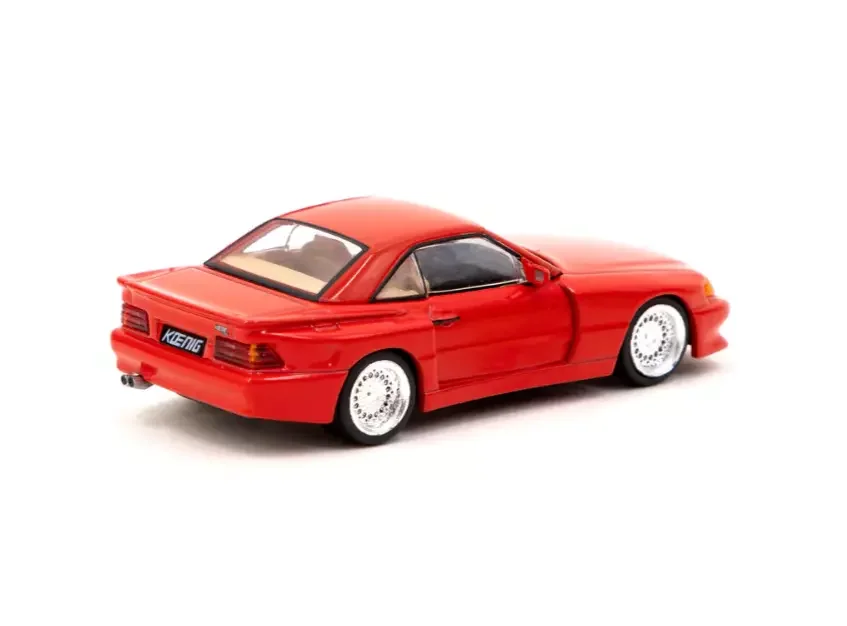 Edição limitada Hobby Toys, Coleção de carros, MB SL500, KOENIG SPECIALS Vermelho, 1:64 SCALE By, TARMAC WORKS