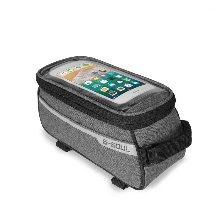 Mountainbike Touchscreen-Handytasche Fahrrad-Oberrohrtasche Regenfeste Fahrrad-Oberrohr-Tasche – Detail 4