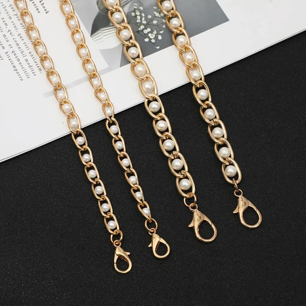 40/60/80/100/120cm Bag Bead Chains Durable Metal Alloy Replacement Shoulder Bag Straps Purse Chain Belt