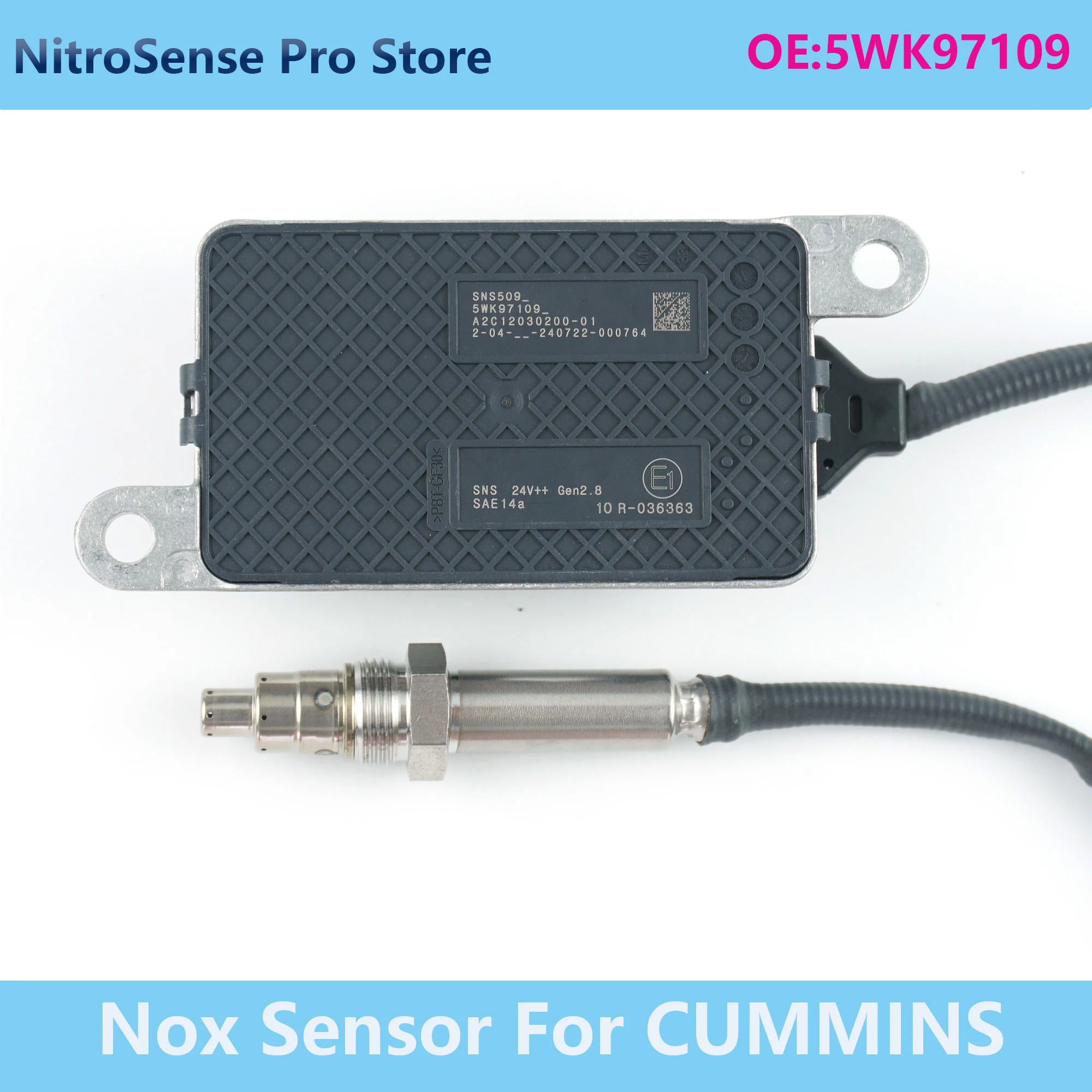 

5WK97109 SNS509 Nitrogen Oxide Sensor High Performance Nox Sensor For Cummins 5WK9 7109 Wholesale Price Car Spare Parts