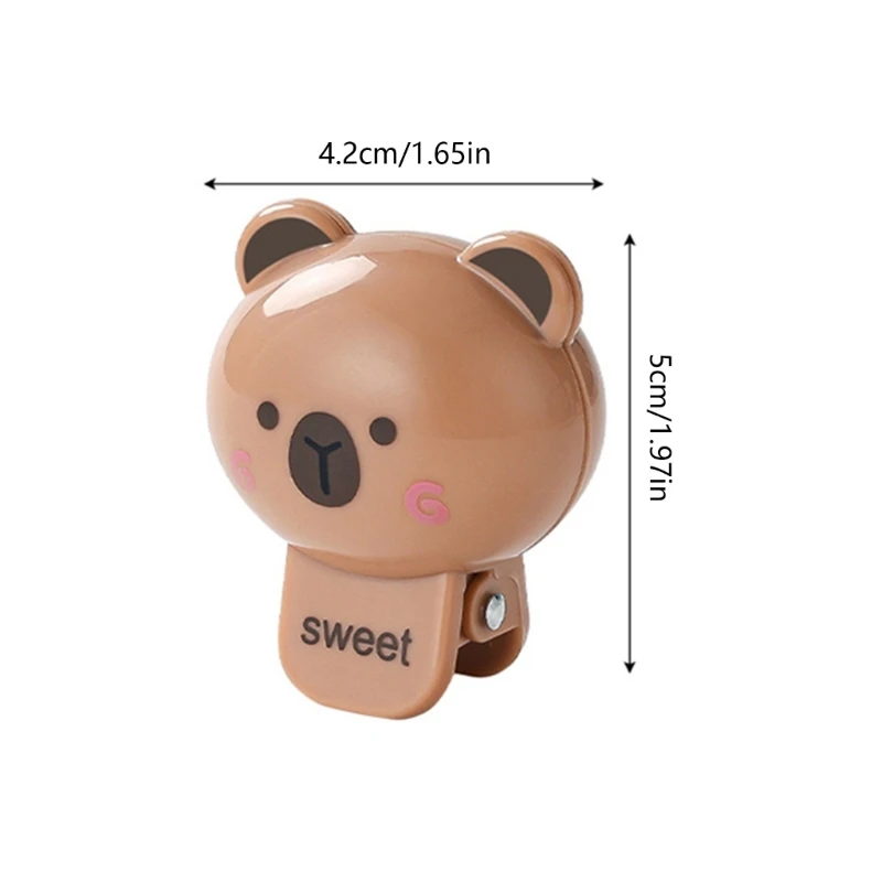 Panda Toothbrush Holder Travel Essential Plastic Storage Case