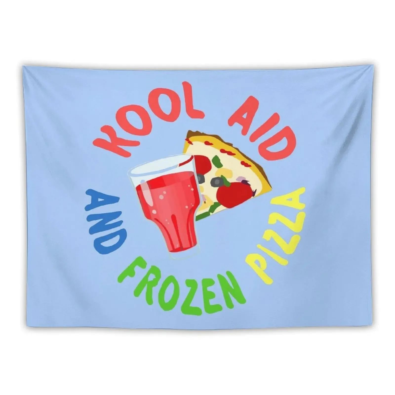 

KOOL AID AND FROZEN PIZZA Tapestry Aesthetic Home Decor Room Decor Cute Things To The Room Wall Decoration Tapestry