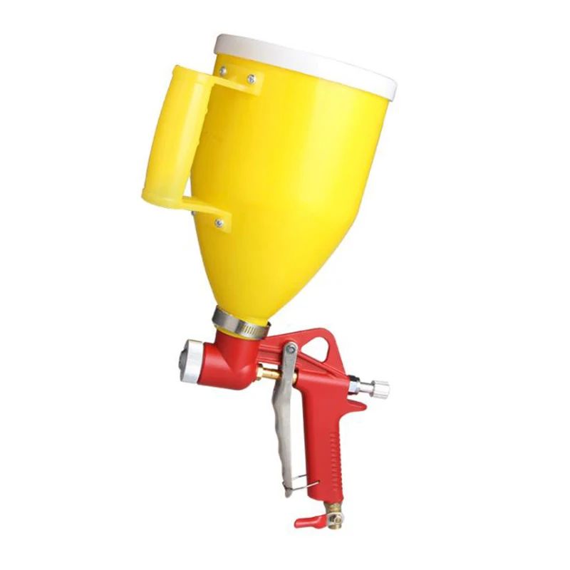 1PC 3L Pneumatic Plastic Hopper Spray Gun Latex Paint Powder Air Paint Gun 4mm 6mm 8 mm Nozzles