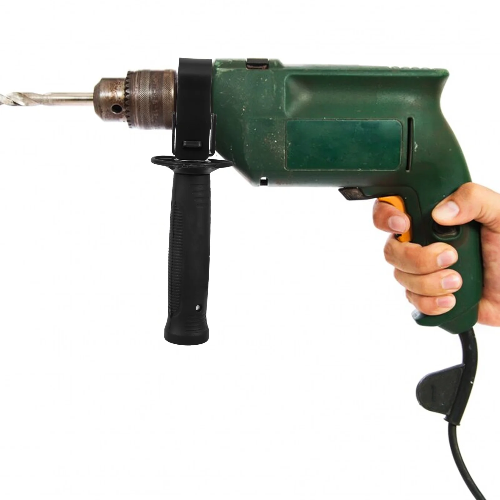 

Electric Hammer Front Handle Impact Drill Replacement Durable Hollow Design Professional Auxiliary Handle Power Drill Parts