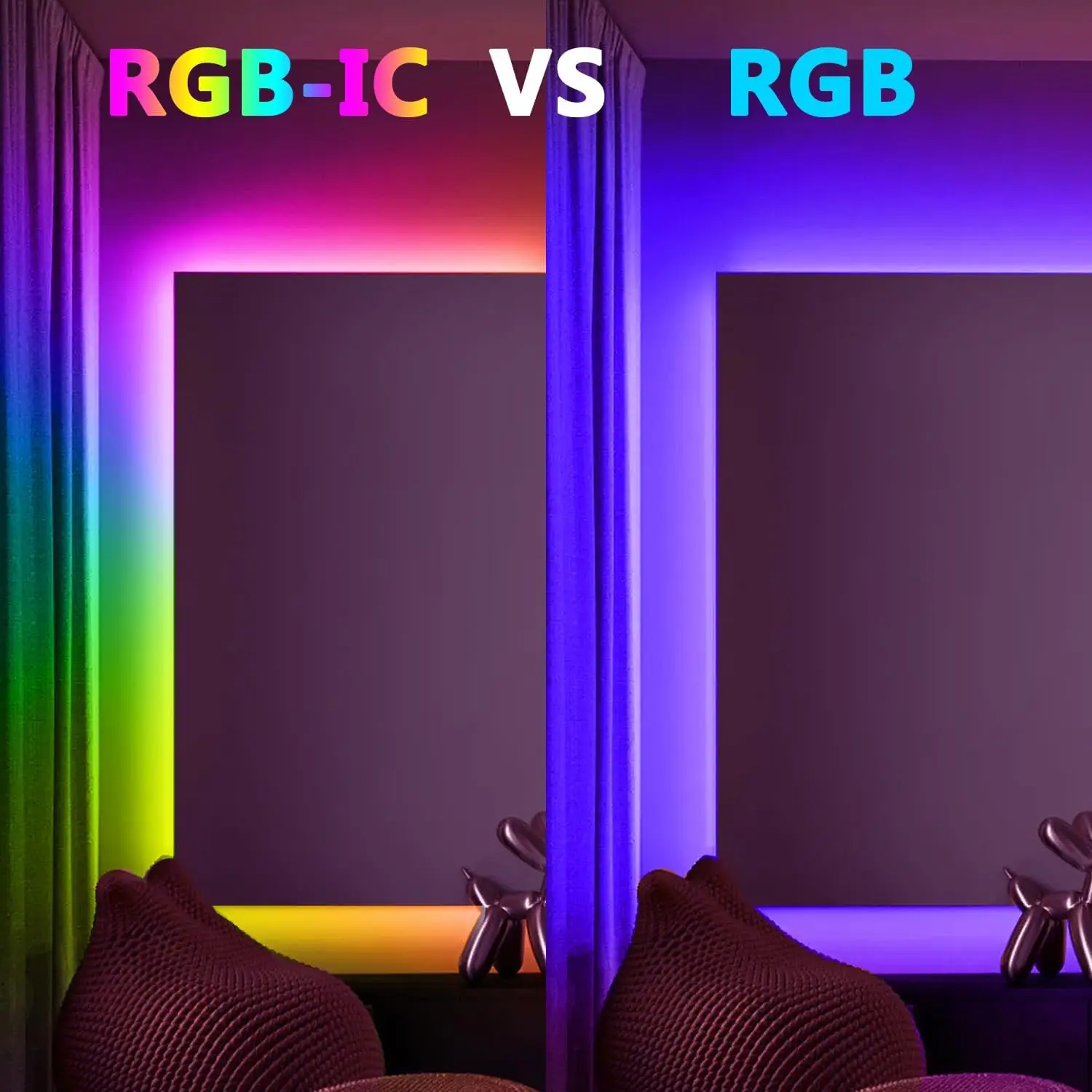 Tuya الذكية WIFI RGBIC LED قطاع ضوء الشريط عنونة WS2811 IC مرنة RGB النيون مصباح ليد USB APP التحكم ل Alexa Google