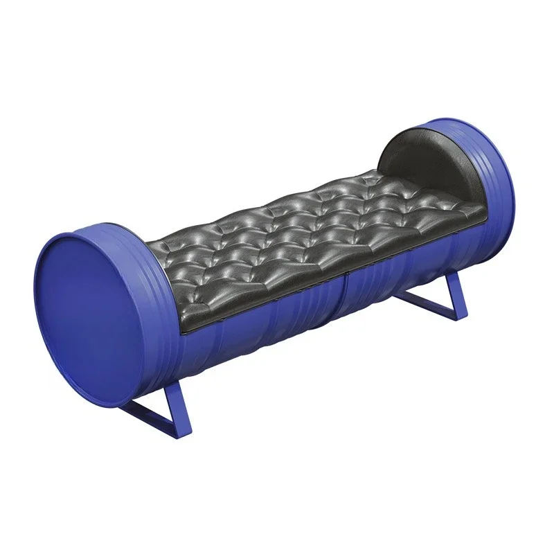 Clothing store sofa stool bench fitting room stool wrought iron rest