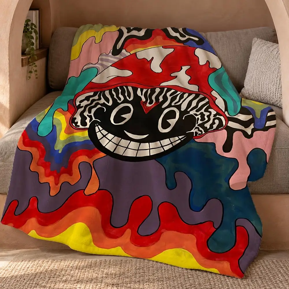 Lil D-Darkie Rapper Throw Double Sided Flannel Throw Blanket Soft Travel Camping Sofa Bed Home
