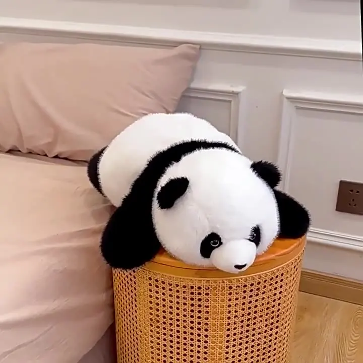 Commercio all'ingrosso di peluche panda, bambole giganti di simulazione Huahua panda, cuscini di peluche e regali