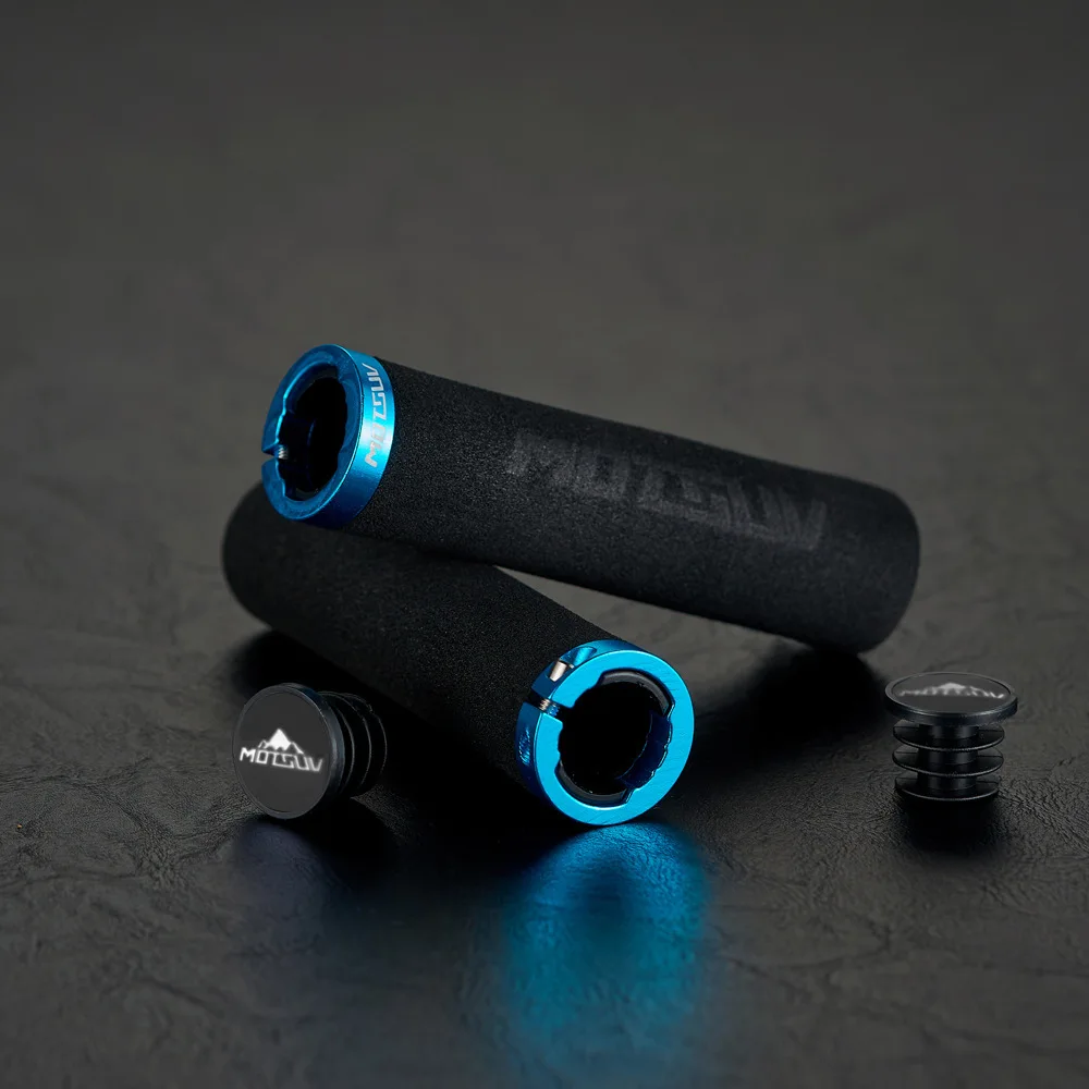 Fahrradlenkergriffe, Einzelschloss am Fahrradlenker, weicher, rutschfester Gummihandgriff, bequem, ergonomisch, für BMX Mountain