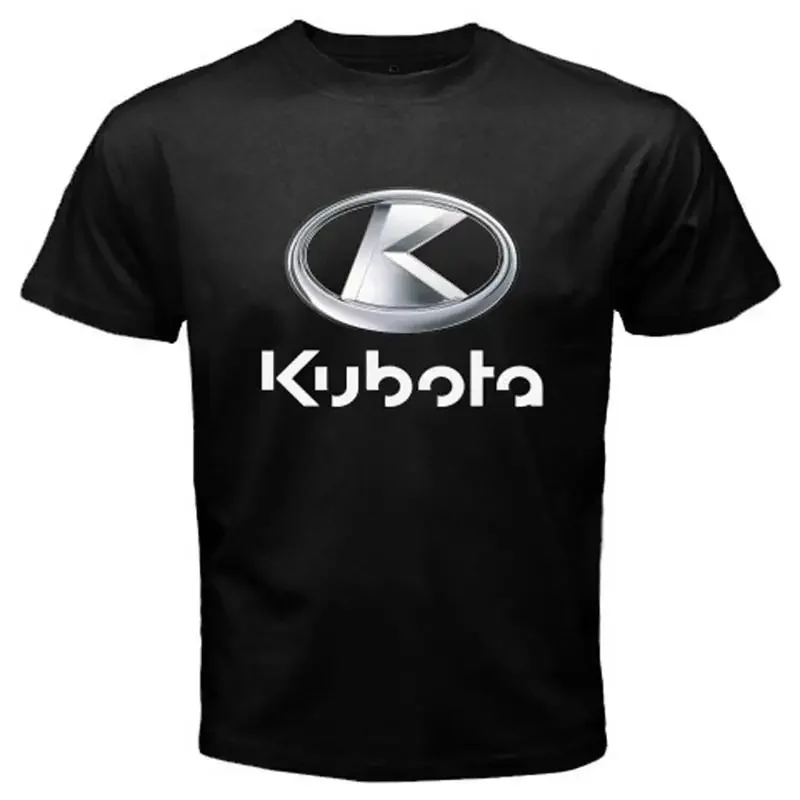 Kubota Tractor Crane Men'S Black T Shirt Size S 4Xl