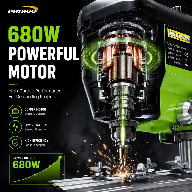 PHYHOO Jewelry Bench Drill Pre - огляд і ціна Mini Milling Machine Table Cross Slide Xy