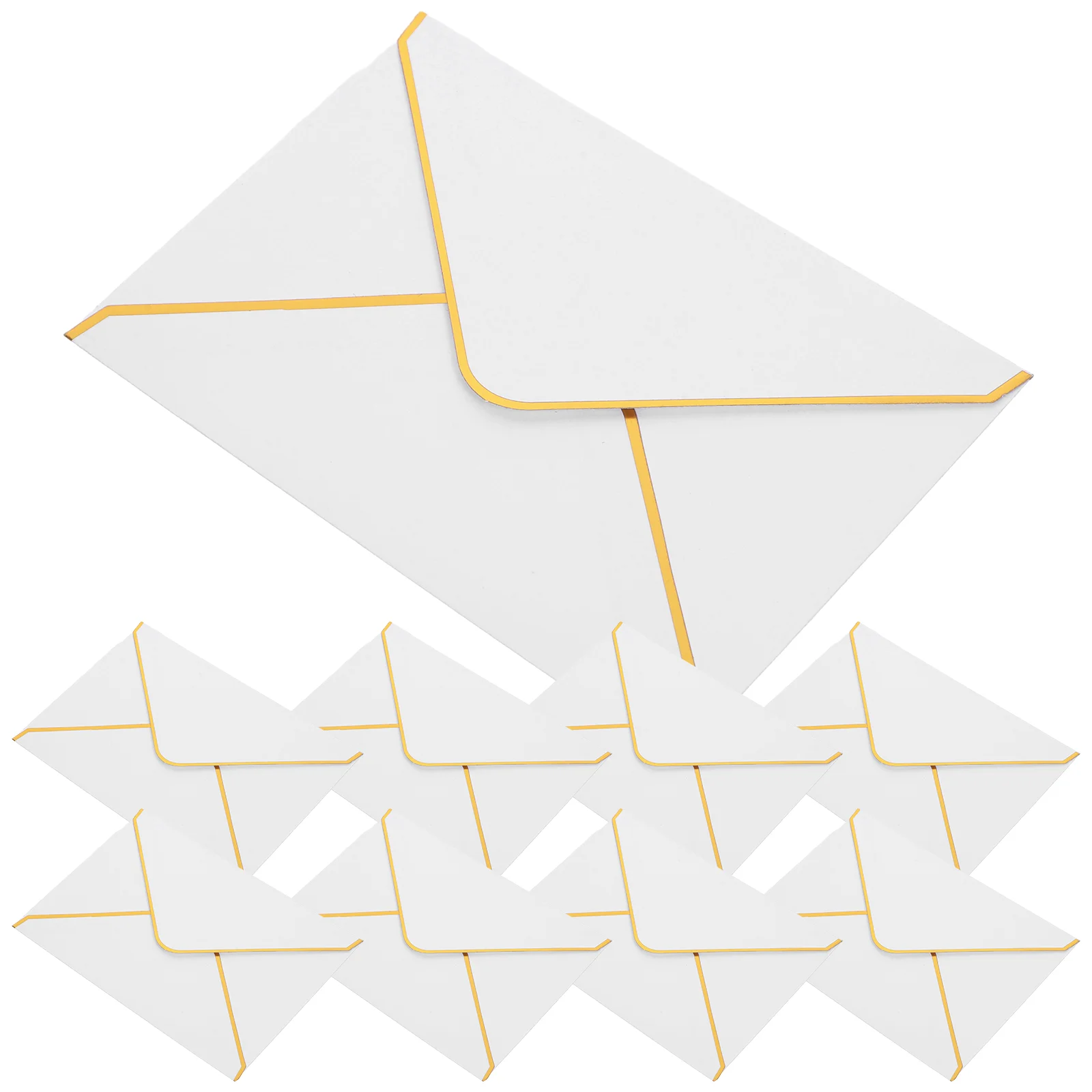 50 Pcs Envelope Invitation Cards Envelopes Empty Party Accessory Storage Bronzing Decorative Small