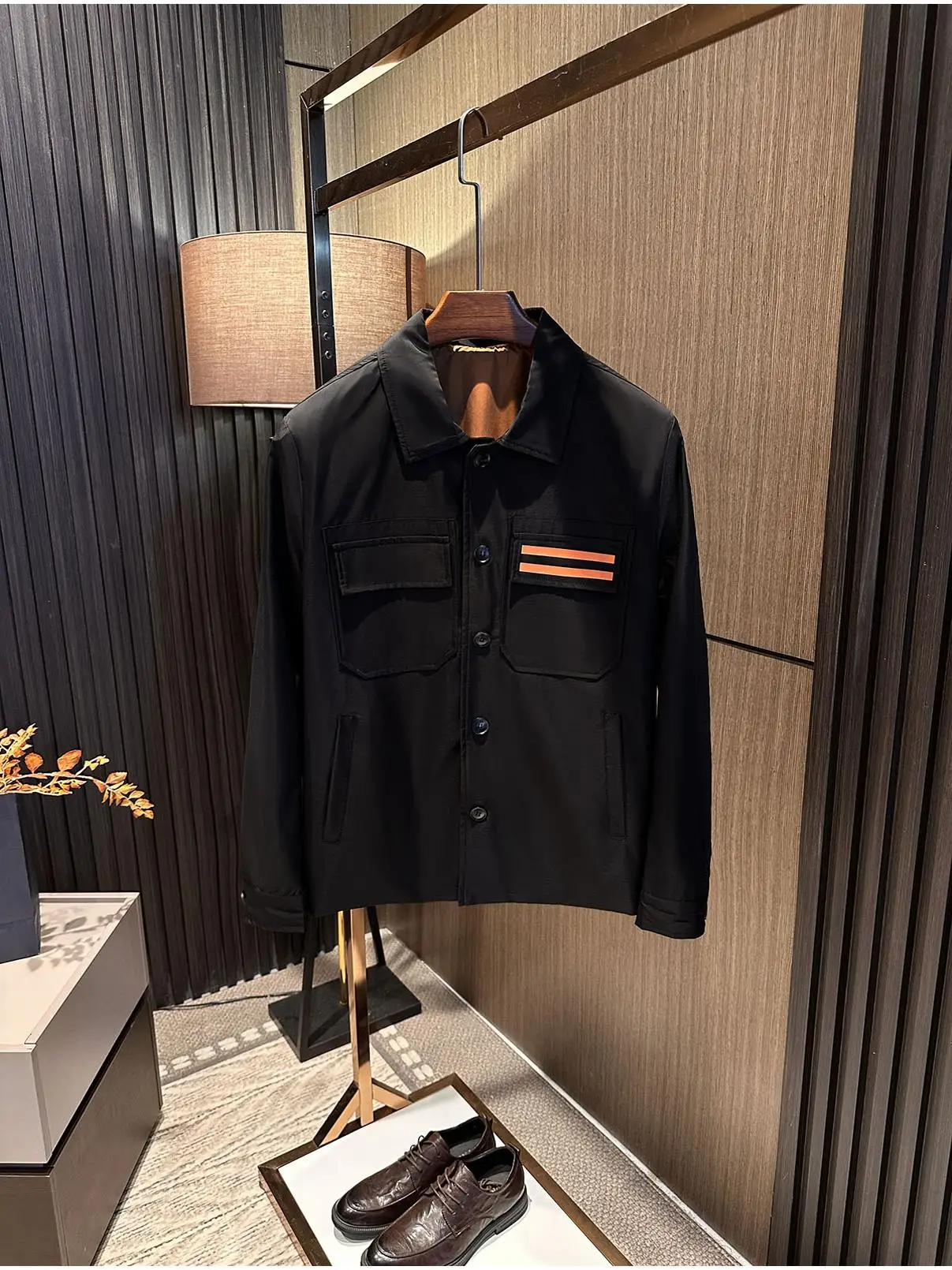 

Модная универсальная мужская куртка-жакет приталенного кроя для весны и осени, дышащая, из полиэстера, нейлона и композитного волокна