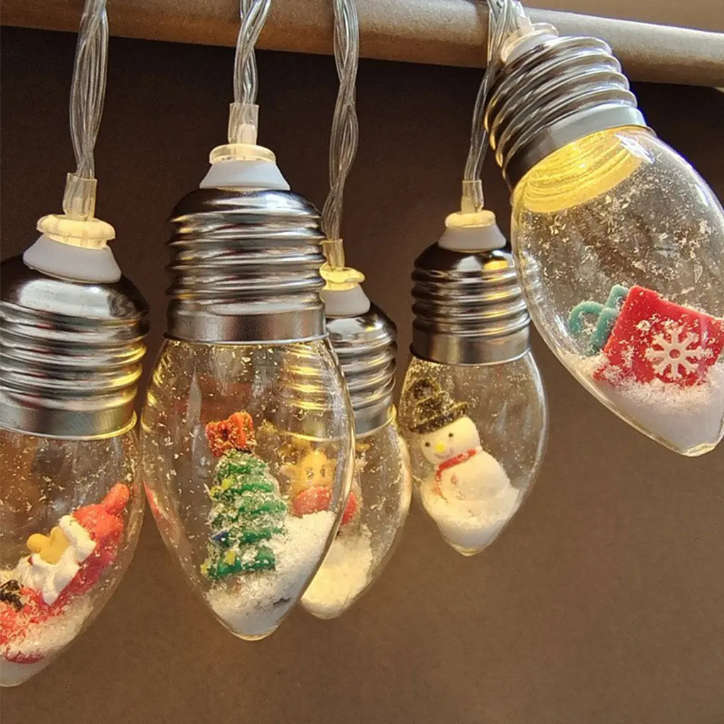 Vintage Christmas Lights Snow Globes For Indoor Outdoor Xmas Decor Old Fashioned Christmas Lights