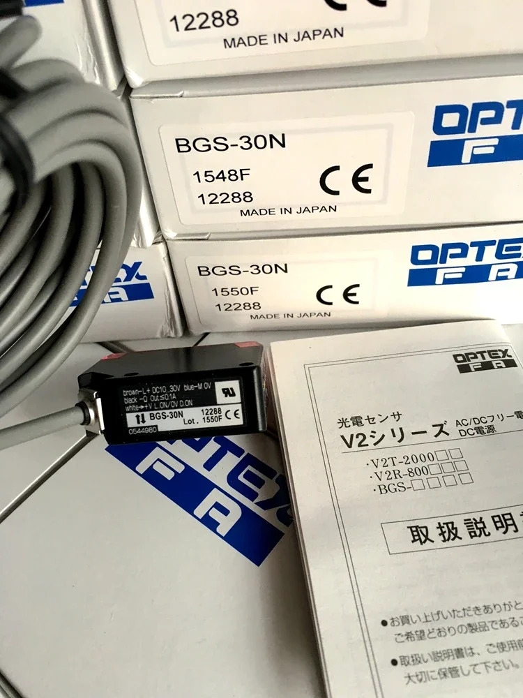 2026 Spot Sales New Original Japanese OPTEX Photoelectric Switch BGS-30N Genuine Guarantee
