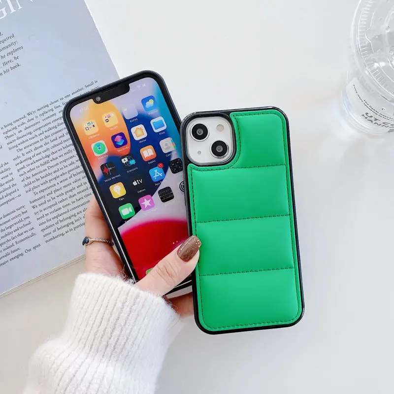 Nuevo Original The Luxury N-Norths chaqueta de invierno F-Faces fundas de teléfono para iPhone 14 13 12 11 Pro Max XR XS MAX X contraportada
