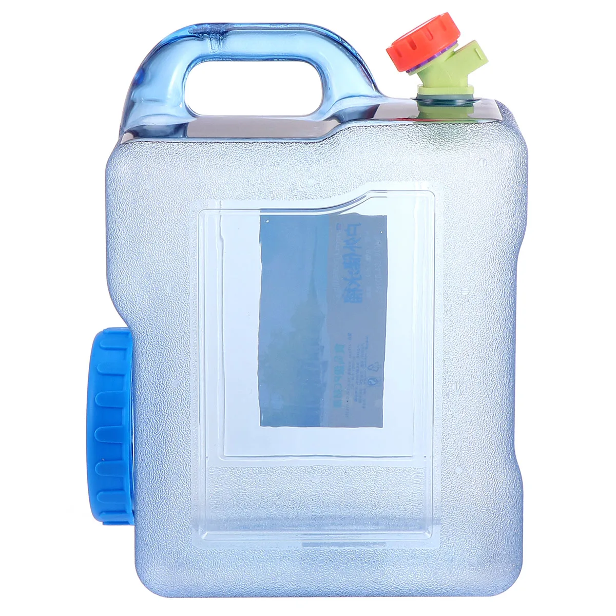 

Car Water Bucket Portable Pc Water Container Durable with Tap Handle for Travel Garden Camping Food Grade Eco Friendly