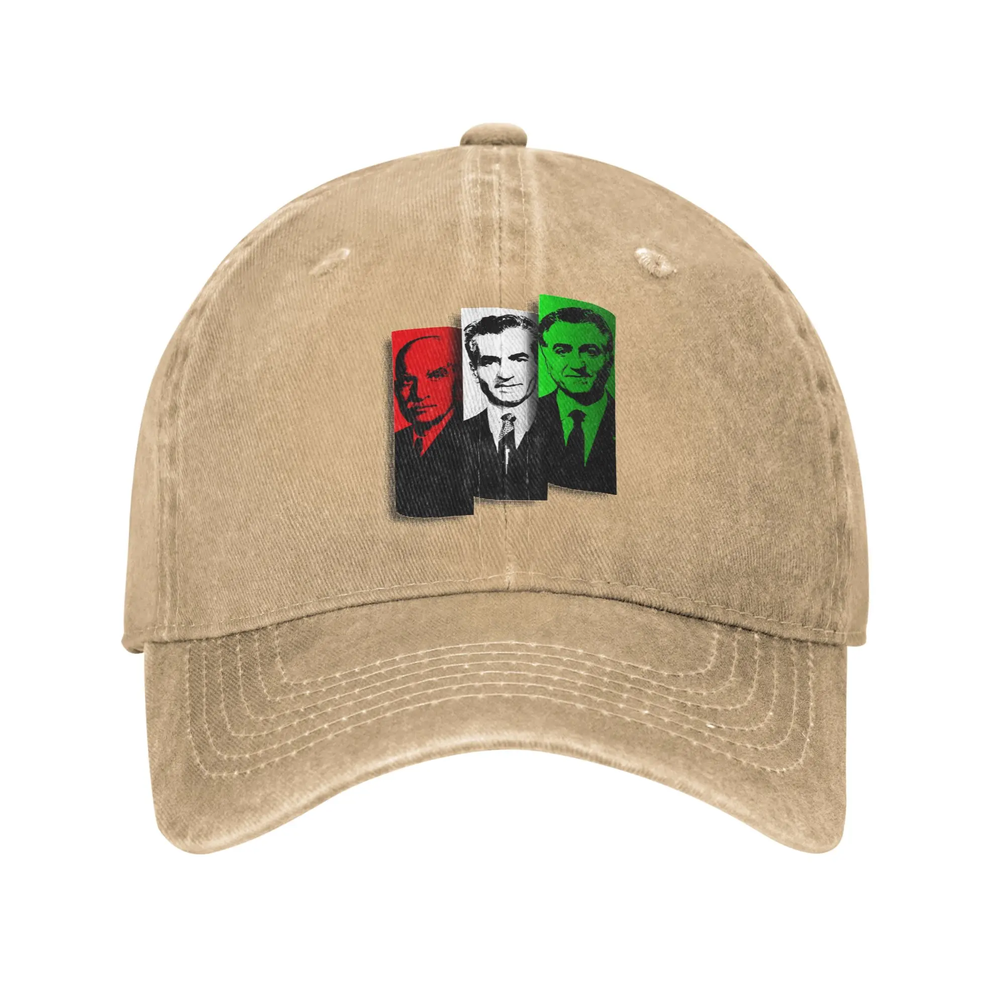 

Бейсболки Pahlavi Kings of Iran Iranian-Monarchy для мужчин и женщин, джинсовые, с эффектом потертости, с портретом, для активного отдыха и путешествий, регулируемые