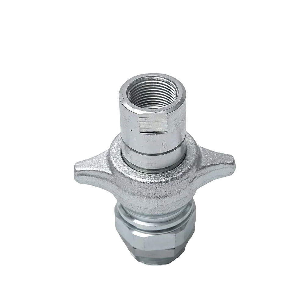 

High Quality Carbon Steel New Jic Hose Fittings Thread Locked Type VCR Series Hydraulic Quick Coupler