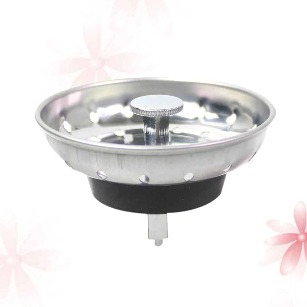 

Premium Sink Filter Net Strainer Silver Durable Rustproof Easy Install Fits All Drain Sizes Water Filtration Debris Catcher For
