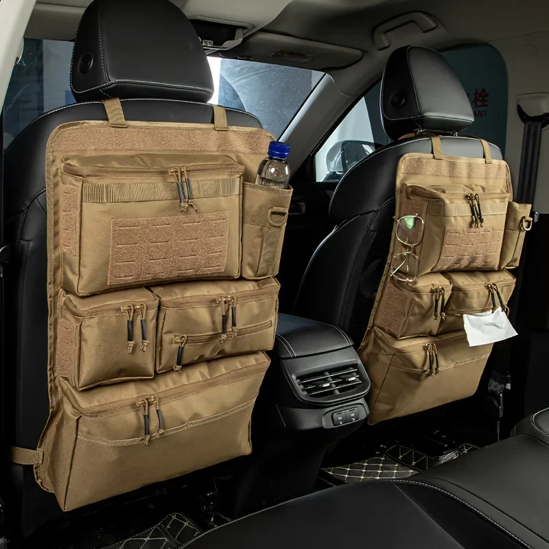 Multifunctionele bagage-organizer en opbergtas, tactische opbergtas voor achterbank in de auto, hangende achterbanktas