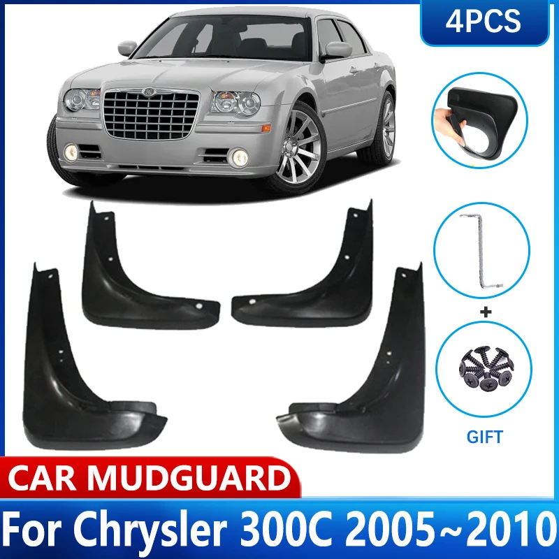 

Car Mud Flaps For Chrysler 300C 300 C 2005~2010 LD Front Rear Wheel MudFlaps Fender Protect Guards Splash Mudguards Accessories