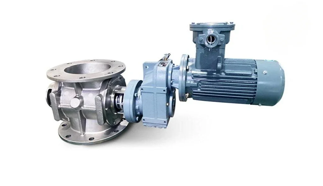 

#For High temperature resistant stainless steel 304 316 rotary valve body discharge valve for powder