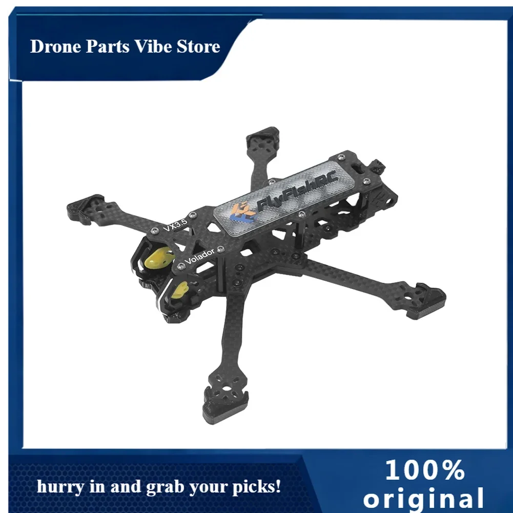 

APFlyFishRC Volador VX3 VX3.5 O3 3" 3.5" Frame Compatible with DJI O3 Aerial Unit for RC FPV Freestyle Quadcopter Kit
