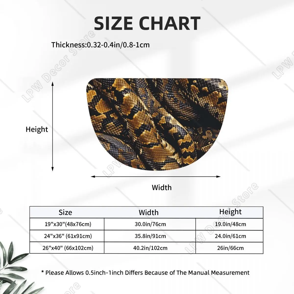 Snakes On A Train Soft Flannel Half Round Doormat Non Slip Bathroom Mat Absorbent Floor Carpet for Home Bedroom