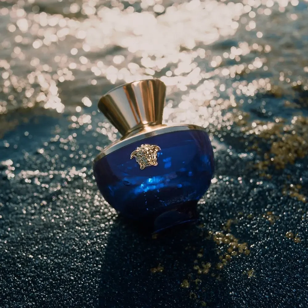 Versace Dylan Blue Pour Femme EDP 100 ml - Designer perfume for women with a captivating floral, fruity, and woody scent, in a luxurious blue bottle, offering long-lasting fragrance and elegance for the modern woman. #3
