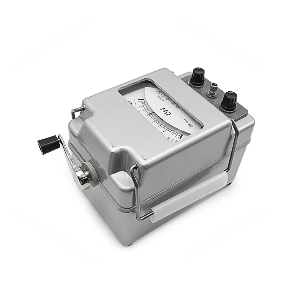 ZC-7 Insulation Resistance Tester Megohmmeter 500V 1000V 2500V 5000V Hand Cranked Megger