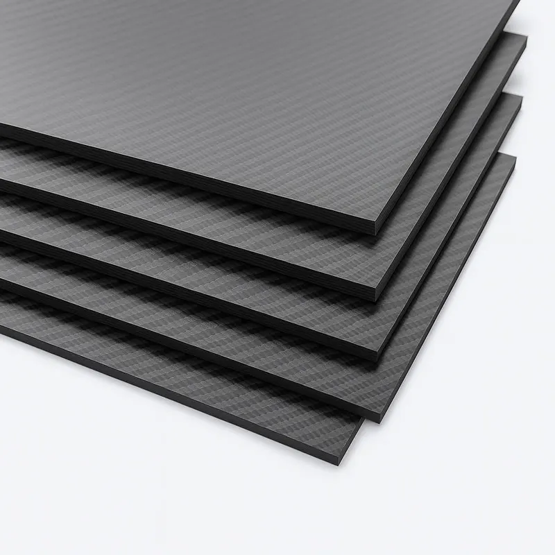 

OEM ODM Custom Size 3K Bright Plain Carbon Fiber Sheet High Strength Lightweight Panel for Automotive Aerospace Industrial Equi