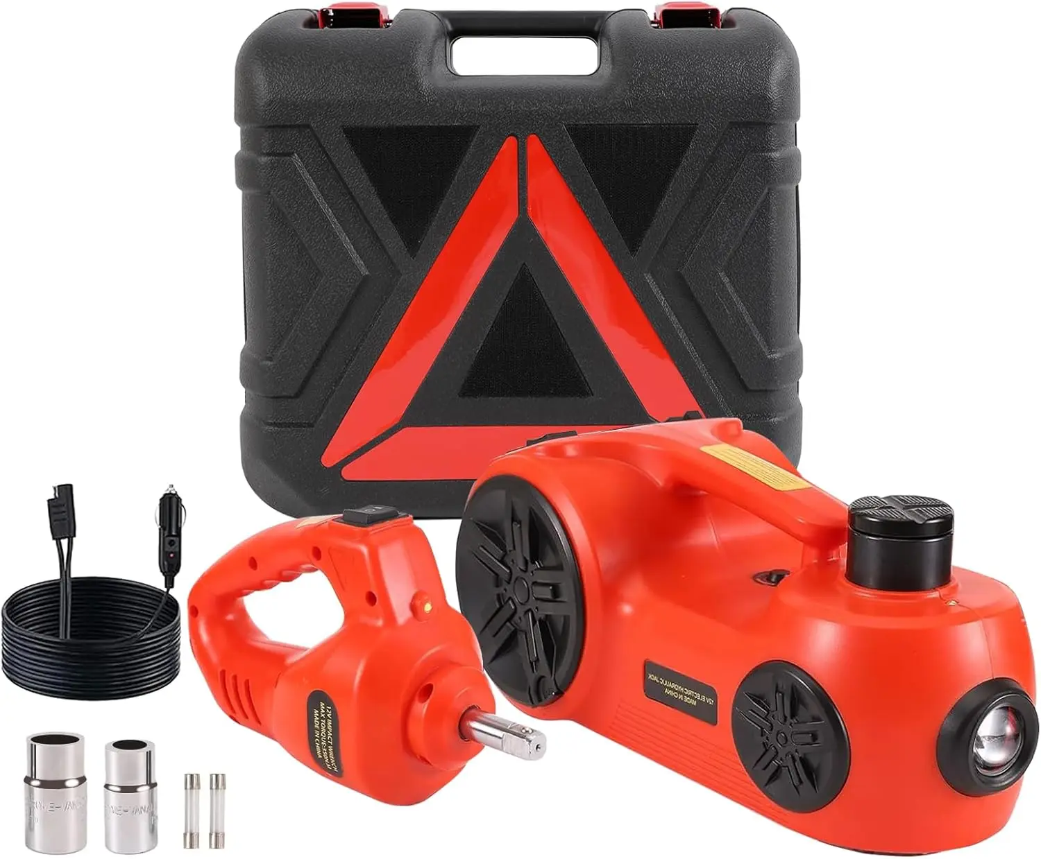 

Комплект гидравлического домкрата 12 В, электромобильный домкрат 5 тонн с ударным гайковертом и насосом для накачивания шин для внедорожников