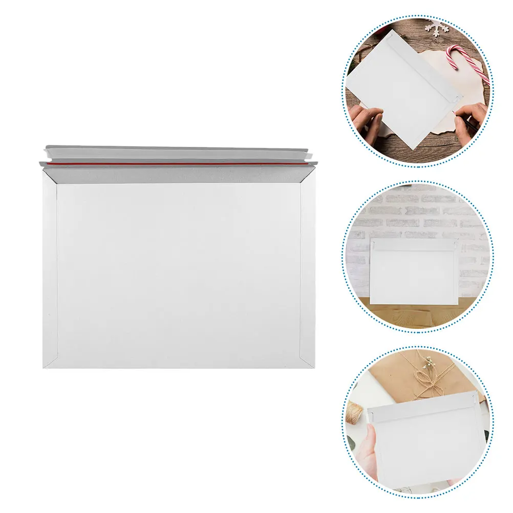 

25 Pcs Document Mailing Bag Mailer Cardboard Photo Envelope Envelopes Mailers for Self Seal