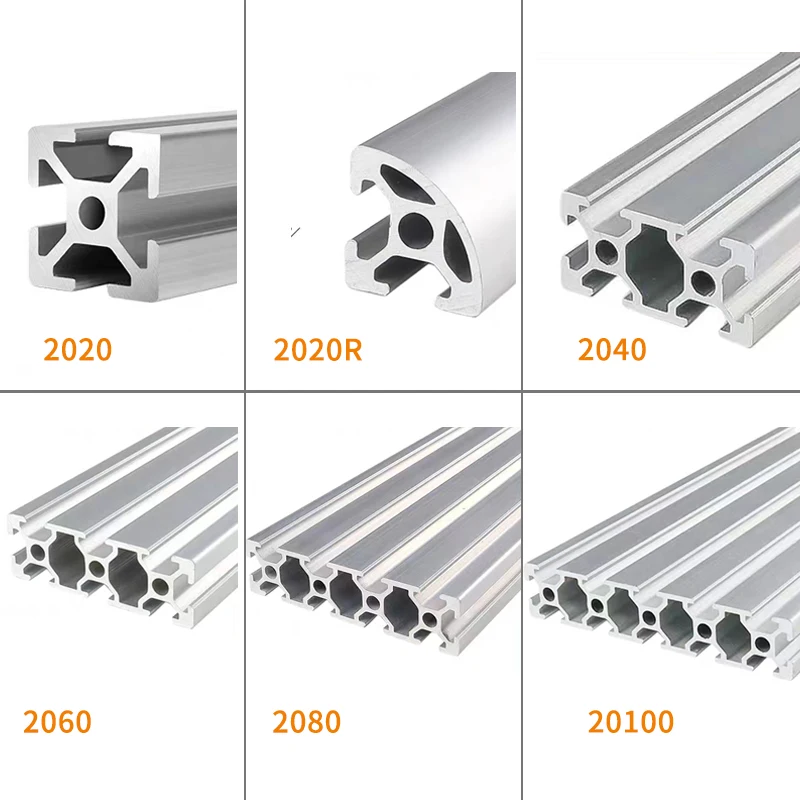 

1PC 2020 2040 2060 3030 3060 4040 2080 20100 T-slot V-Slot Aluminum Profile Anodized Extruded Aluminum 3D Printer Rail