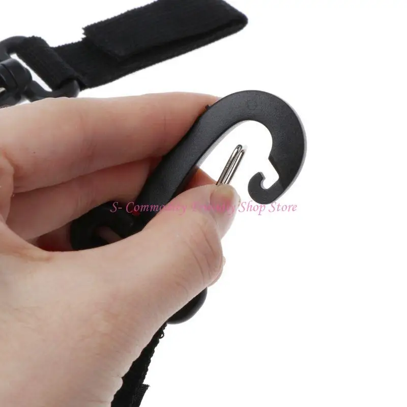 

85AE 2pcs/Set Stroller Hanger Stroller Hooks Wheelchair Stroller Pram Carriage Bag Hanger Hook Baby Strollers