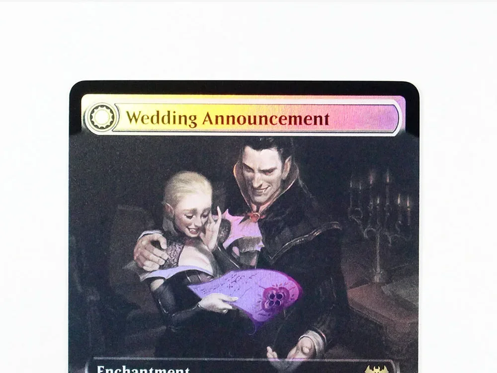 (VOW) إعلان احباط/Holo TCG الوكيل السحري الأسود أعلى جودة الوكيل أوراق اللعب جمع مجلس لعبة سطح السفينة بطاقات التداول #4