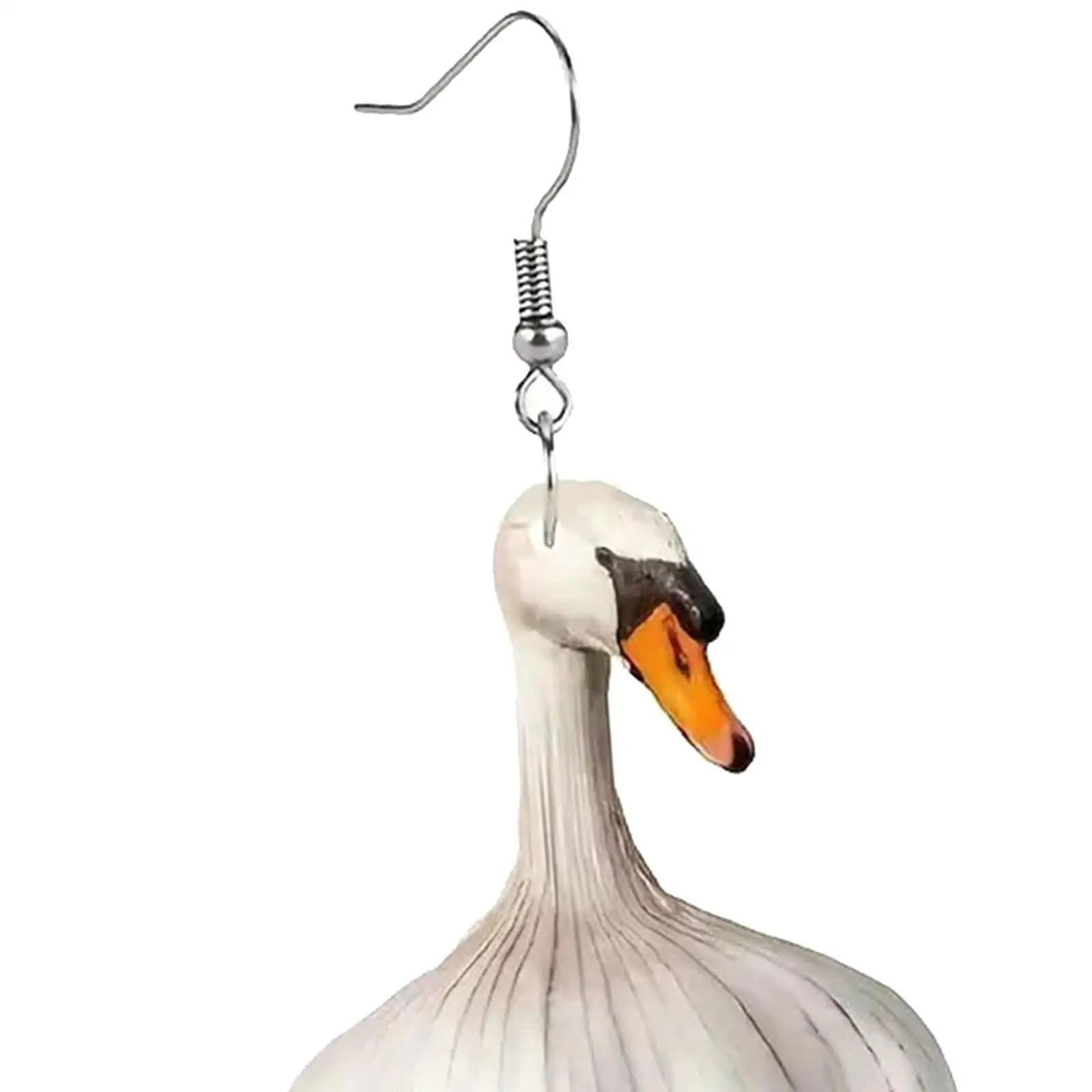 Garlic Duck Hook Earrings Women’s Acrylic Dangle Drop Earrings Trendy Statement Jewelry for Party and Gifts