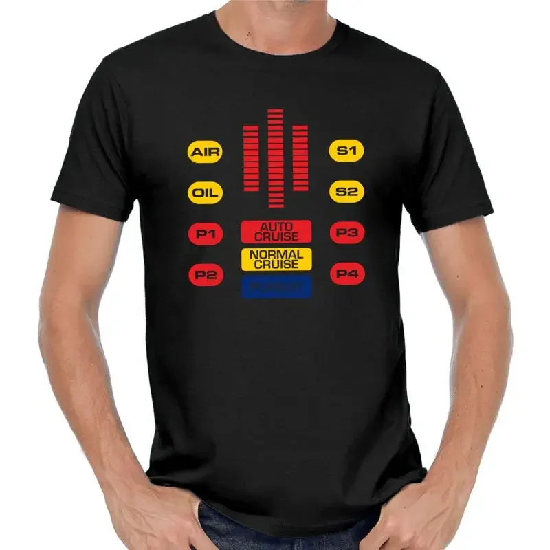 Kitt Cockpit Michael Knight Hasselhoff Rider LED 80S Cult Trans Am T Shirt