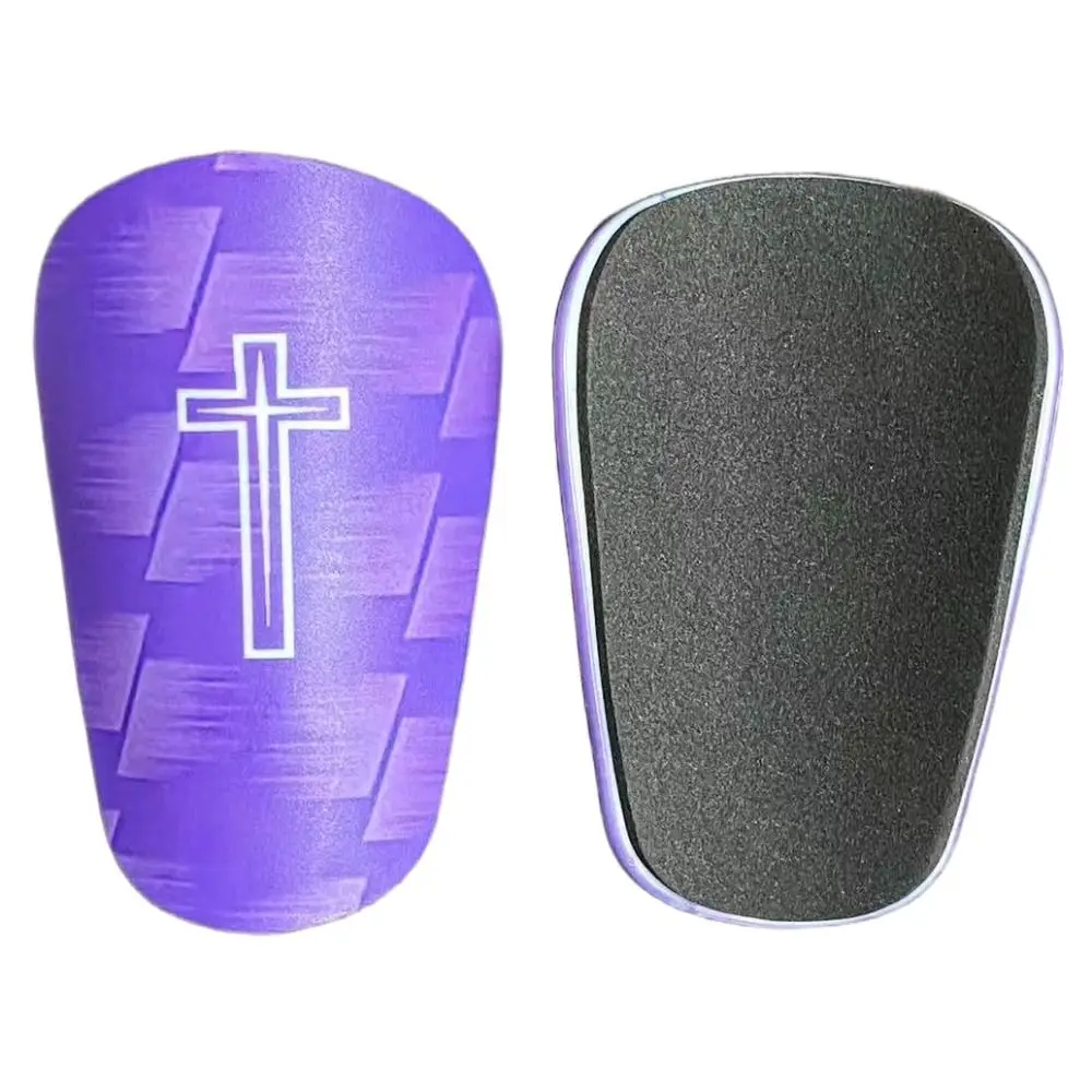 1 Pair Lightweight Soccer Shin Guards Comfortable Shock Absorbing Shin Pads Reinforced Impact Reduction Protective Equipment